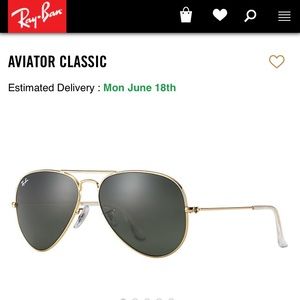 Ray-Ban Aviator Classic Sunglasses